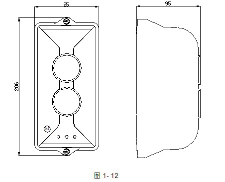 海灣JTY-HM-GST102線型光束探測器示意圖